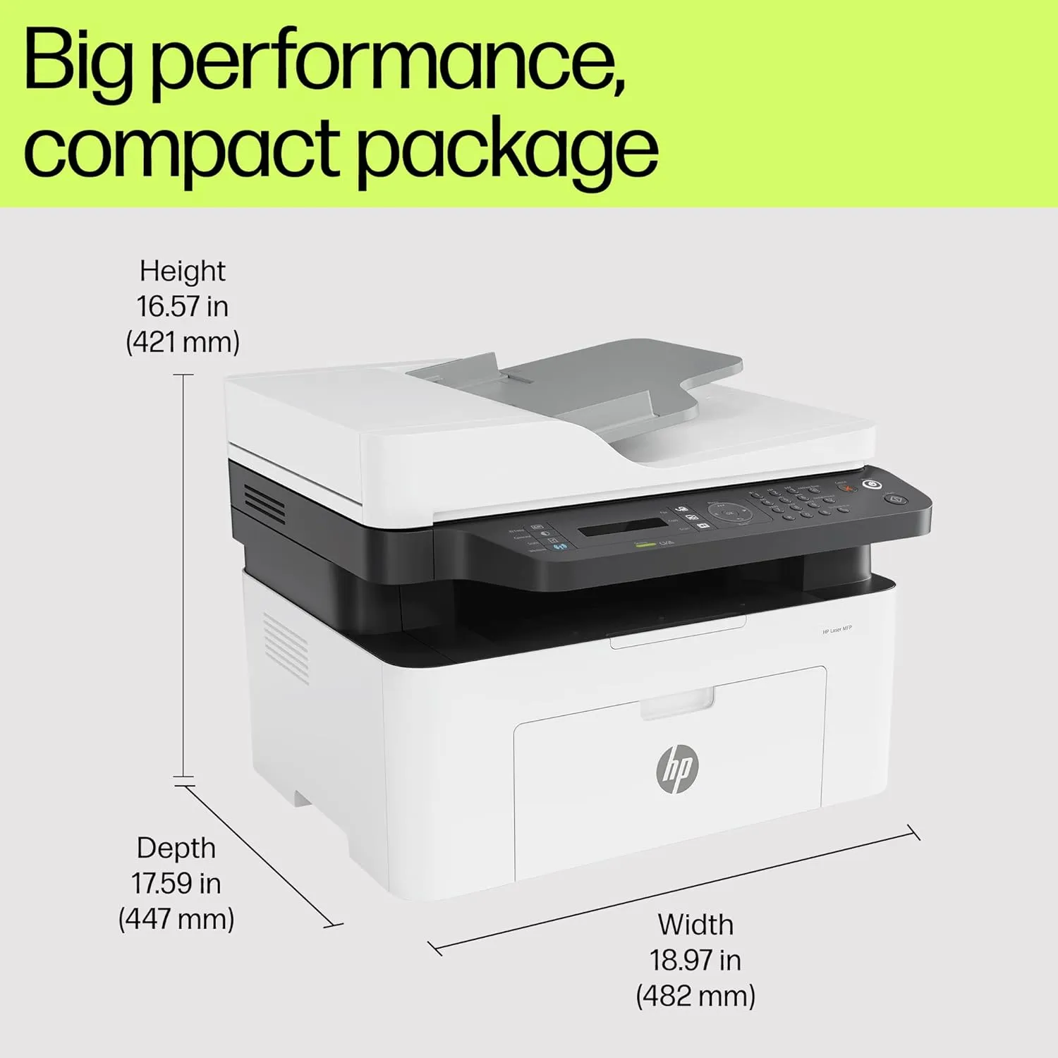HP Laser Printer MFP 1188FNW A4 Multi Function with WiFi | ADF | Lan | FAX view 2